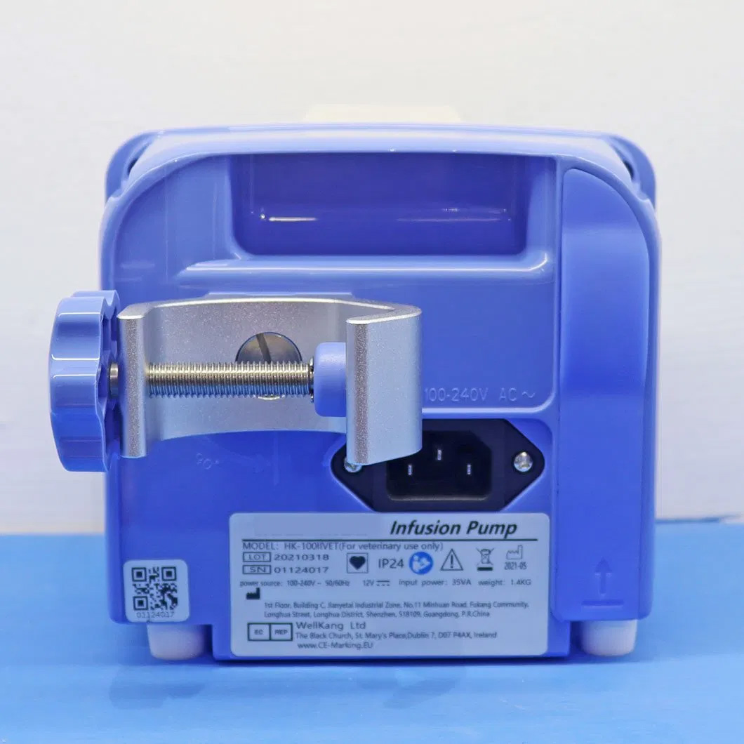 Portable Vet Infusion Pump WKT-100VET Veterinary Infusion Pump for Animal Hospital